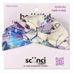 Scunci be-u-tiful Miulti Color Knit Floral Turban Headwrap with Knot