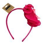 DCNL Hair and Whatever Pink Headband with Floral Design