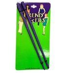 Trend Setters Purple Glittery Hair Chop Sticks