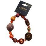 Karina French Couture Jewelry Style Bracelet with Crystals and Faux Pearls