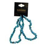 Karina French Couture 2 Pack Turqoise Stretchy Bracelet