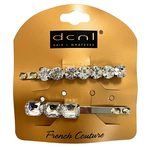 DCNL Hair and Whatever French Couture 2 Pack Hair Clip with Jewels
