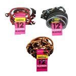 Karina French Couture 12 Pack Fashion Elastics in Assorted Colors