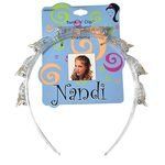 Nandi Twist n Clip Headband with Floral Design