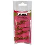 Adama 4 Pack On The Go Gold Barrettes in Fun Sayings