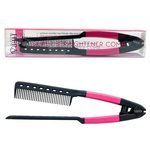 Hera Super Hair Straightener Comb in Pink
