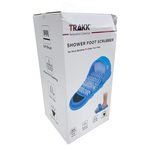 TRAKK Exfoliating Cleaning Foot Scrubber Massager with Suction Cups