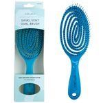 Celavi Swirl Vent Oval Brush for Wet and Dry Hair in Assorted Colors
