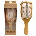 Celavi Professional Bamboo Paddle Brush for Wet and Dry Hair