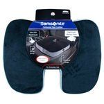 Samsonite Black Contoured Memory Foam Seat Cushion